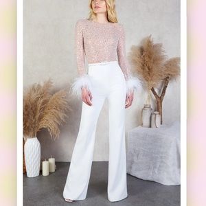 AMELIA WHITE JUMPSUIT - Size 6